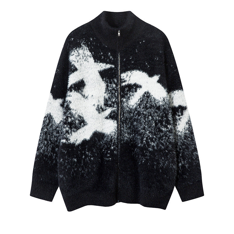 Flock of Doves Double Zip Cardigan